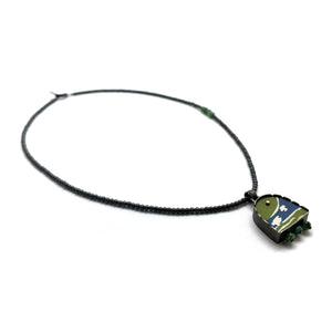 Emerald Anodized Necklace-Necklaces-Lindsey Mann-Pistachios
