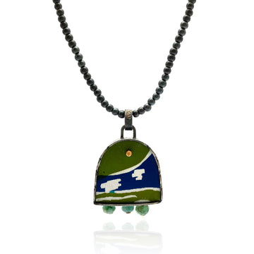 Emerald Anodized Necklace