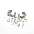 Emily Lewis - "Bamboo Ball Chain Hoops, Large"-Earrings-Earrings Galore-Pistachios