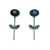 Erica Bello - "Onyx Flowers"-Earrings-Earrings Galore-Pistachios