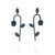 Erica Bello - "Wilting Tulips"-Earrings-Earrings Galore-Pistachios