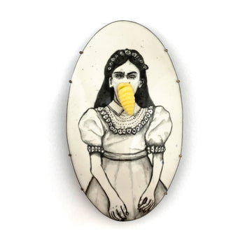 Esteban Erosky - For You, Only Words of Love Brooch