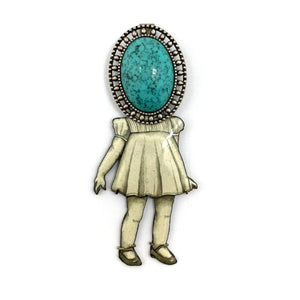 Esteban Erosky - I Am A Jewel Brooch-Pins-Precious Collective-Pistachios