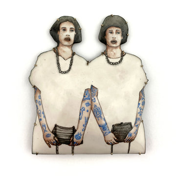 Esteban Erosky - We Are One Brooch