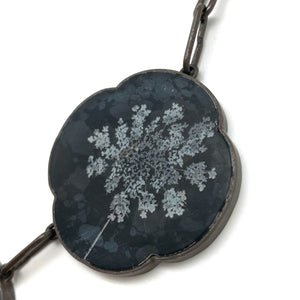 Etched Black Jasper Necklace-Necklaces-Kelly Jean Conroy-Pistachios