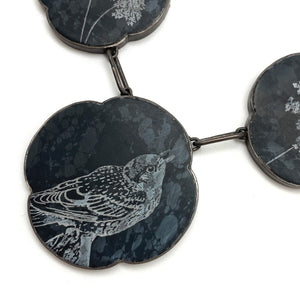 Etched Black Jasper Necklace-Necklaces-Kelly Jean Conroy-Pistachios