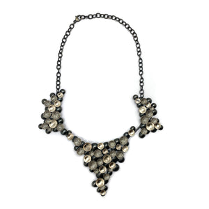Etched Bubble Statement Necklace-Necklaces-So Young Park-Pistachios