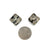 Etched Pearl Square Studs-Earrings-So Young Park-Pistachios