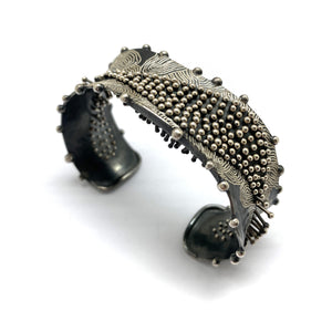 Etched Silver Cuff-Bracelets-So Young Park-Pistachios