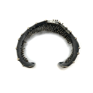 Etched Silver Cuff-Bracelets-So Young Park-Pistachios