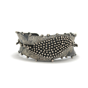 Etched Silver Cuff-Bracelets-So Young Park-Pistachios