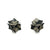 Etched Square Studs-Earrings-So Young Park-Pistachios