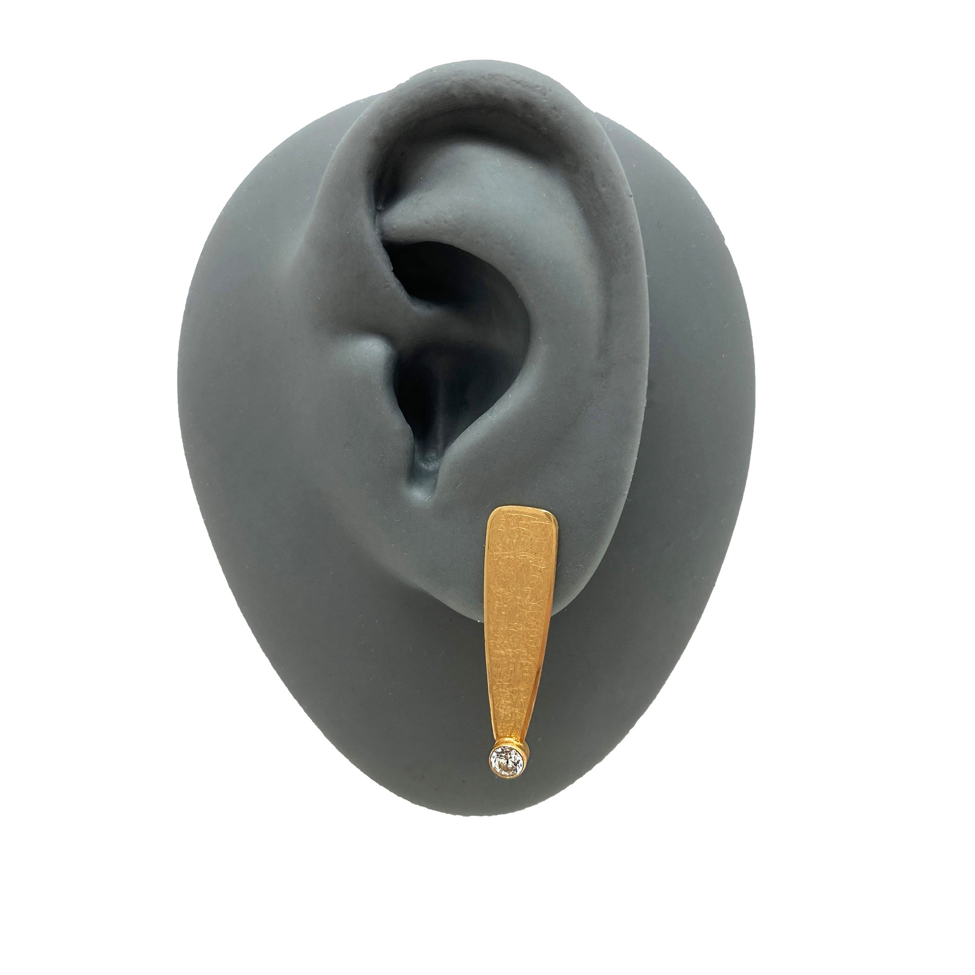 Exclamation Point Earrings-Earrings-Iza Design-Pistachios