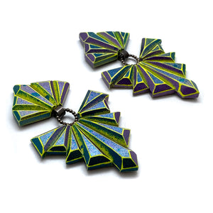 Fairy of Gems Earrings-Earrings-Eva Burton-Pistachios