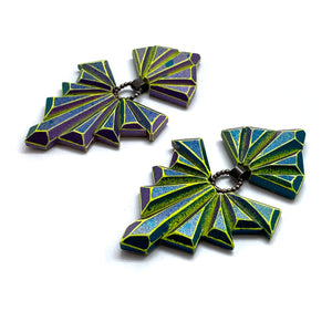 Fairy of Gems Earrings-Earrings-Eva Burton-Pistachios