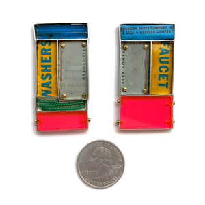 Faucet Washers Earrings-Earrings-Carin Jones-Pistachios