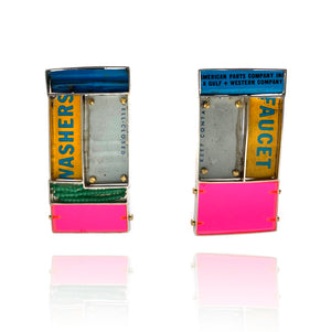 Faucet Washers Earrings-Earrings-Carin Jones-Pistachios