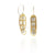Film Strip Earrings - Silver/Gold-Earrings-Mariusz Fatyga-Pistachios