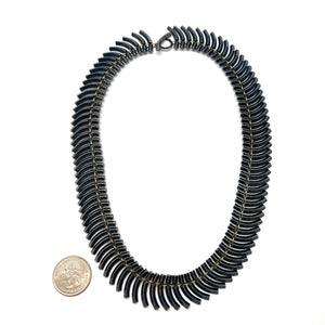 Fishbone Link Necklace-Necklaces-Heather Guidero-Pistachios