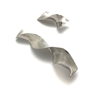 Flamenco Silver Earrings-Earrings-Theodora Daraklitsa-Pistachios