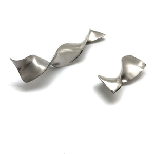 Flamenco Silver Earrings-Earrings-Theodora Daraklitsa-Pistachios