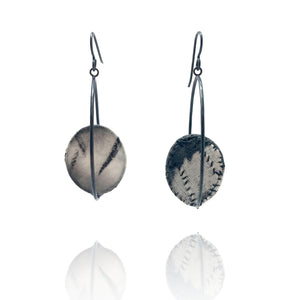 Floating Grey Earrings-Earrings-Myung Urso-Pistachios