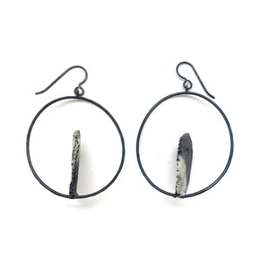 Floating Grey Earrings-Earrings-Myung Urso-Pistachios