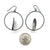 Floating Grey Earrings-Earrings-Myung Urso-Pistachios