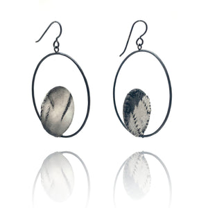 Floating Grey Earrings-Earrings-Myung Urso-Pistachios