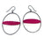 Floating Horizontal Pink Earrings-Earrings-Myung Urso-Pistachios