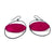 Floating Horizontal Pink Earrings-Earrings-Myung Urso-Pistachios