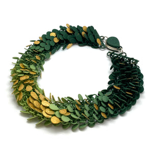 Floating Leaves Necklace-Necklaces-Eve Balashova-Pistachios