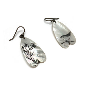 Flora and Fauna Earrings-Earrings-Kelly Jean Conroy-Pistachios