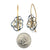 Floral Black and Gold Drops-Earrings-Anna Krol-Pistachios