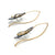 Floral Black and Gold Drops-Earrings-Anna Krol-Pistachios