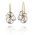 Floral Black and Gold Drops-Earrings-Anna Krol-Pistachios