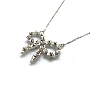 Floral Bow Necklace