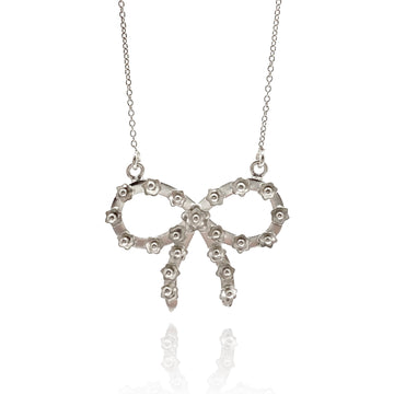 Floral Bow Necklace