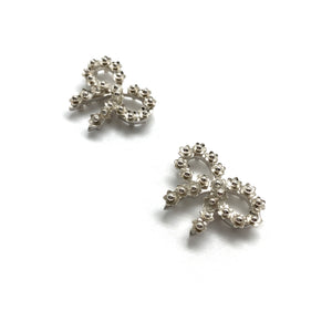 Floral Bow Studs