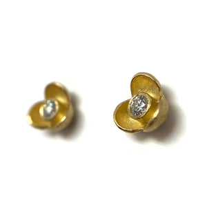 Floral Diamond Studs-Earrings-Liaung-Chung Yen-Pistachios