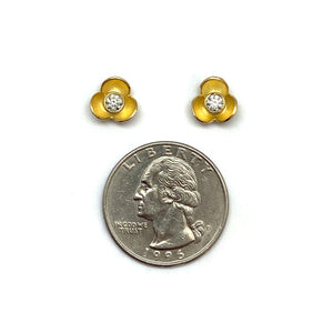 Floral Diamond Studs-Earrings-Liaung-Chung Yen-Pistachios