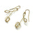 Botanical Bloom Gold Earrings-Earrings-Liaung-Chung Yen-Pistachios