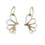 Floral Gold and Nylon Earrings-Earrings-Meghan Riley-Pistachios