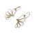 Floral Gold and Nylon Earrings-Earrings-Meghan Riley-Pistachios