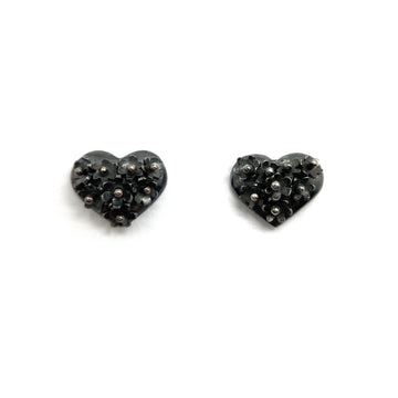 Floral Heart Studs