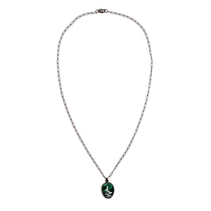 Floral Malachite Necklace-Necklaces-Kelly Jean Conroy-Pistachios