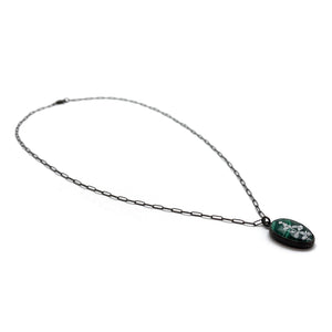 Floral Malachite Necklace-Necklaces-Kelly Jean Conroy-Pistachios