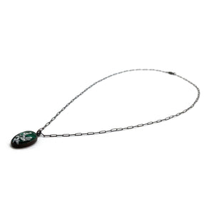 Floral Malachite Necklace-Necklaces-Kelly Jean Conroy-Pistachios