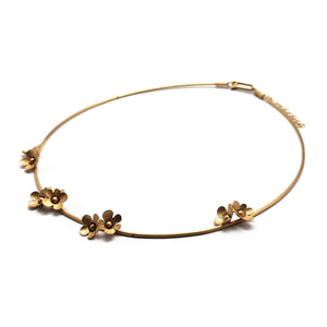 Floral Neck Collar-Necklaces-Anna Krol-Pistachios