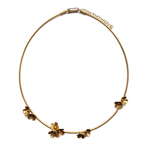 Floral Neck Collar-Necklaces-Anna Krol-Pistachios